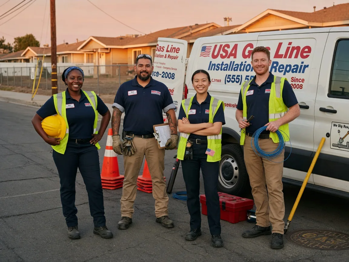 Gas Line Installation company in Oakland City, IN